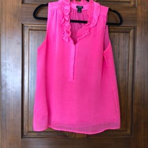 J Crew sleeveless blouse